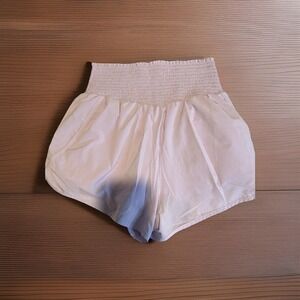 Offline by Aerie Women's High Wasted Real Me Shorts Pink Size Large